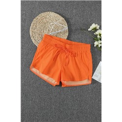 Оранжевые термохромные спортивные повседневные шорты