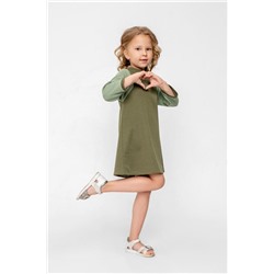 Платье Грета детское Зеленое зеленый