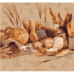 Ткань вафельное полотно 50 см "Хлеб" арт. 5530-1