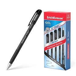 Ручка гелевая ErichKrause G-STAR 0,5 мм черный