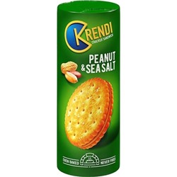 Крекер-сэндвич Krendi Peanut&sea salt 170 г/1уп КДВ