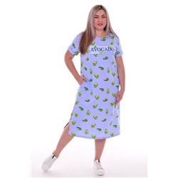 Платье женское 4-100 (индиго) Авокадо