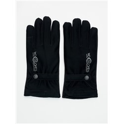 Классические перчатки зимние мужские черного цвета 603Ch