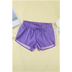 Фиолетовые термохромные спортивные повседневные шорты