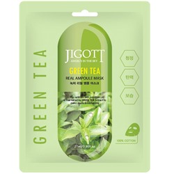 Тканевая маска для лица Зеленый чай Jigott