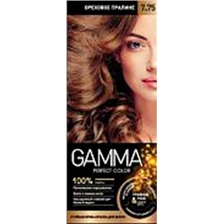 Gamma Perfect color Крем-краска для волос 7.75 Ореховое пралине