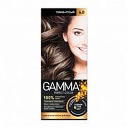 Gamma Perfect color Крем - краска Тон 6.0 Темно - русый