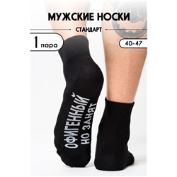 Носки мужские Офигенный (1 пара) черный