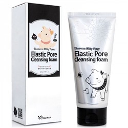 К-750895 Пенка-маска для умывания ДРЕВЕСНЫЙ УГОЛЬ Milky Piggy Elastic Pore Cleansing Foam