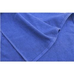 Полотенце махровое 35х70 без бордюра -пл. 325 гр/м2- (темно-голубой, 602)