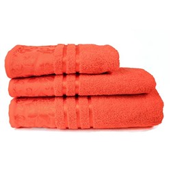 Полотенце махровое 50х70 PREMIUM- 500 гр/м2- (ярко-оранжевый, 303)