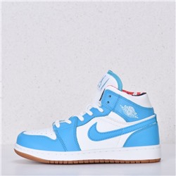 Кроссовки Nike Air Jordan 1 цвет синий арт 1228