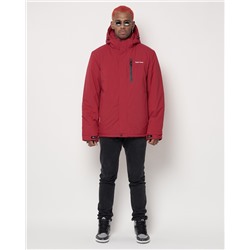 Горнолыжная куртка мужская красного цвета 88818Kr