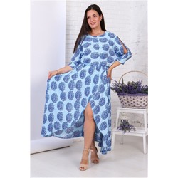 Платье женское 52183 голубой
