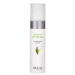 398786 ARAVIA Professional Гель очищающий для жирной и проблемной кожи лица Anti-Acne Gel Cleanser, 250 мл